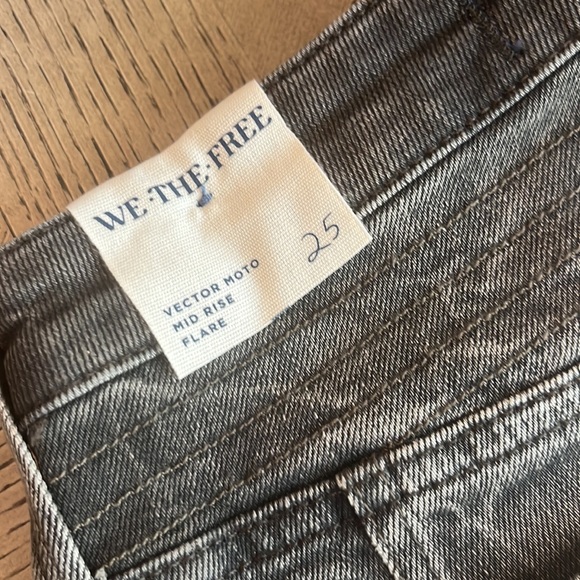 Free People Vector Motor Flare Jeans NWT - Picture 13 of 14